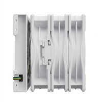 Ventilateur ARGB blanc 120 mm 3-en-1 à chaîne Daisy, silencieux, à roulement fluide, pour boîtier PC, ventilateur de refroidissement 5V 2 broches RGB pour CPU de jeu, vente en gros
