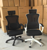 Chaises confortables rotation tissu pivotant gaz levage bureau d'ordinateur ergonomique maille chaise de bureau exécutif