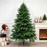 Hochwertiger PE Rosa Weihnachtsbaum 120cm Natürlich Aussehender Weihnachtsbaum für Partys