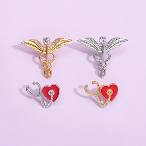 دبابيس سماعة الطبيب المينا للأطباء والممرضين، دبابيس طبية، شارة طية صدر، دبابيس كرتونية للحقائب والملابس، هدية تخرج للطلاب - Product Image 5