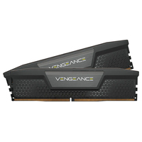 Kit de mémoire US'CORSAIR VENGEANCE 32 Go (2x16 Go) DDR5 DRAM 5200 MHz/6000 MHz/6400 MHz/7200 MHz - Noir, utilisé pour le jeu