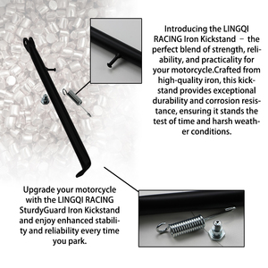 Gocce per pedane led QI gruppo pioli per <span class=keywords><strong>cavalletto</strong></span> laterale nero per moto universale Mini Dirt <span class=keywords><strong>Pit</strong></span> <span class=keywords><strong>Bike</strong></span> - Product Image 5