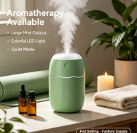 Humidificateur ultrasonique de bureau mini, alimentation USB, fonctionnement silencieux, diffuseur d'arômes, options multicolores, chambre, hôtel, fourni par l'usine