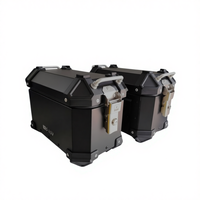 Boîte latérale en aluminium MBiker authentique de 16 L pour bagages et utilisation en moto TNH16.X0.0001