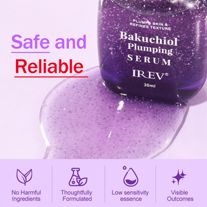Suero Reafirmante de Bakuchiol de Marca Privada 30ml Antienvejecimiento para Refinar la Piel y Mejorar la Textura, Suero Facial OEM - Product Image 5