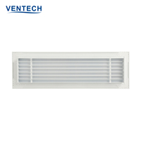 Grille de ventilation linéaire VENTECH pour plafond, grille de retour d'air linéaire avec noyau amovible