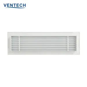 Hvac Ventilation Linear Bar Air Grille Ceiling Return Air Linear Bar Grille With Removable Core