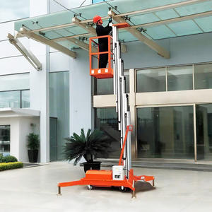 Elevador Eléctrico Hidráulico de 6m 8m 10m 12m 14m de un Solo Mástil de Aleación de Aluminio, Elevador de una Persona, Elevador de Doble Mástil <span class=keywords><strong>Vertical</strong></span> - Product Image 2
