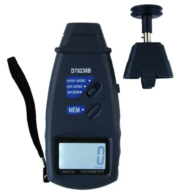 VLUUKE DT6236B High Accuracy Aluminum Alloy Digital Tachometer Surface Speed Meter Electrical Performance Testing IP67 2-Year
