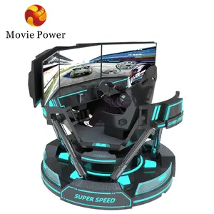 Simulador de corrida simulador de condução hidráulica de movimento 6 dof plataforma de entretenimento máquinas simulador de condução para venda