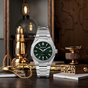 Reloj Mecánico de Lujo para Hombre, con Cristal de Zafiro Luminoso, Resistente al Agua 5ATM, Caja de Acero Inoxidable, Analógico - Product Image 1