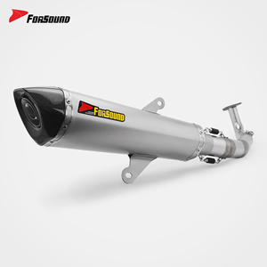 Pot d'échappement moto Forsound à prix de gros pour Yamaha NMAX155, silencieux slip-on avec <span class=keywords><strong>DB</strong></span> <span class=keywords><strong>Killer</strong></span> <span class=keywords><strong>amovible</strong></span> - Product Image 5