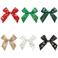 Emballage Cadeau OEM en Polyester avec Sangle, Sérigraphie, pour Décoration Florale de Mariage, Halloween, Noël, Feux d'Artifice, Rouge, Vert