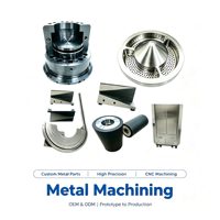 Rotors usinés CNC en aluminium 6061, pièces de moteur cylindriques sur mesure de grande taille pour équipements de machines industrielles