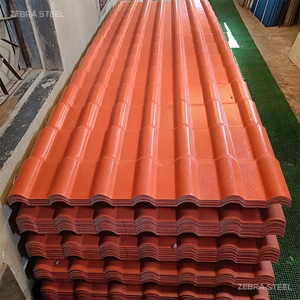 Lámina de Acero Corrugado Prepintada de Color Naranja, Calibre 14, para Techos - Product Image 3