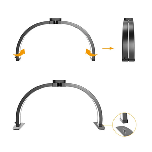 Meilleure vente de haute qualité demi-lune arc ongles outils peinture bureau lampes de table salon de beauté manucure <span class=keywords><strong>LED</strong></span> ongles <span class=keywords><strong>lampe</strong></span> - Product Image 1