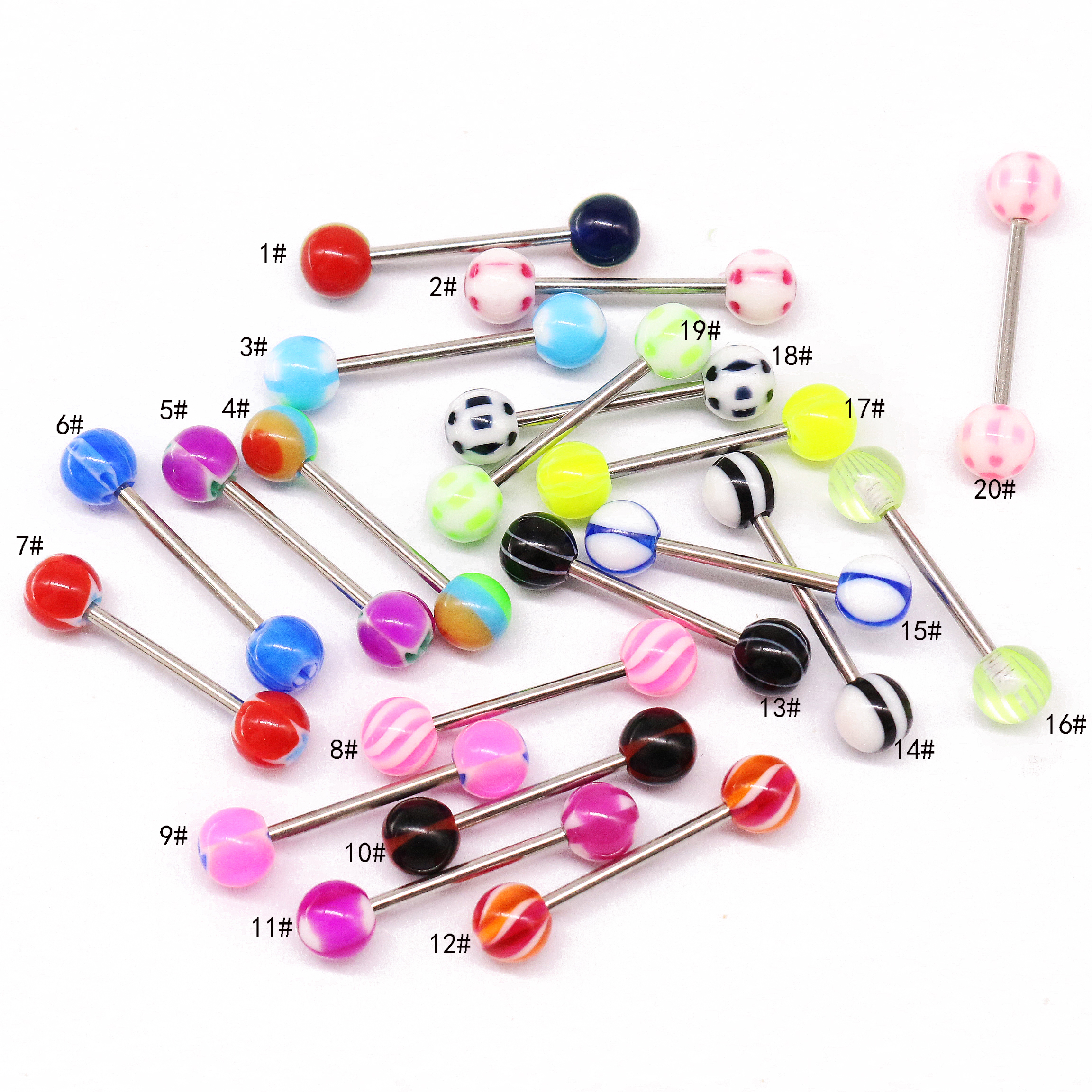 5 random colors 1set=10pcs