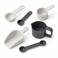 Ustensiles de cuisine en plastique moulés par injection sur mesure, cuillère doseuse en PP de qualité alimentaire, taille, couleur et logo personnalisés pour la mesure des poudres
