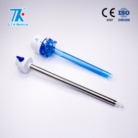 Chinese Manufacturer Disposable Laparoscopic Instruments 12mm Detachable Optical Trocar Kit