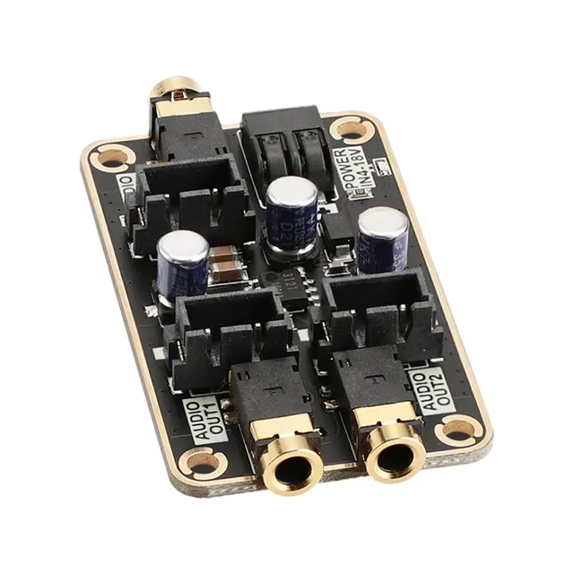Audio Isolation Noise Reduction Module Audio DS Common Ground Amplifier Board Car Audio DS Power Amplifier Board DC4-18V