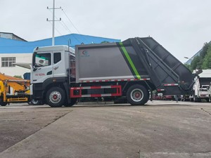 Camion Compattatore di Rifiuti Dongfeng 4*2 da 12 Metri Cubi, Veicolo per Raccolta e Trasporto Rifiuti - Product Image 3