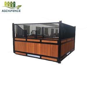 Stabile portatile del cavallo della struttura d'acciaio con i pannelli di parete del PVC o di bambù <span class=keywords><strong>per</strong></span> uso equestre ed i progetti dell'azienda agricola - Product Image 2