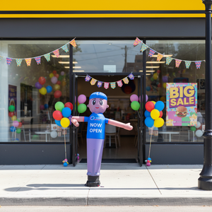Promotions personnalisées, événement, boutique, restaurant, bienvenue, homme gonflable qui agite la main, danseur gonflable, homme gonflable qui agite la main - Product Image 2