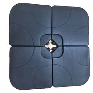 Uplion-<span class=keywords><strong>Base</strong></span> de paraguas lleno de agua o arena, sombrilla de compensación con bloqueo en U, <span class=keywords><strong>Base</strong></span> para Patio, 4 Uds. - Product Image 4