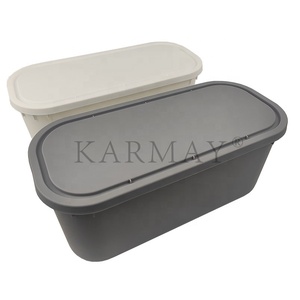Contenedores Portátiles de 5L en Existencia, para Helados y Gelato, Plástico de Grado Alimenticio, Reciclable, Hecho con Materiales Reciclados, Personalizable - Product Image 3