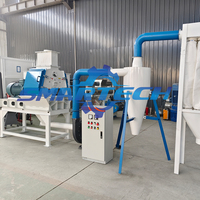 Nouvelle machine à broyer les aliments pour animaux de ferme à grande échelle, haute efficacité et faible coût, broyeur d'aliments pour porcs, capacité de 3 T/H