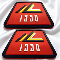 Patch en silicone personnalisé, souple et lavable, avec logo, autocollant thermocollant pour vestes, sacs, vêtements et accessoires, vente en gros OEM