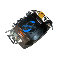 Motor de Gasolina Rato R740D 739CC de Dos Cilindros en V de 25HP con Arranque Eléctrico Euro 5, Motor de Cuatro Tiempos con Eje