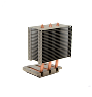 Dissipateur thermique pour processeur de serveur 2U, caloduc en cuivre, module de refroidissement en aluminium haute densité pour la gestion thermique des LED haute puissance et des projecteurs