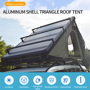 <span class=keywords><strong>Tente</strong></span> <span class=keywords><strong>de</strong></span> <span class=keywords><strong>toit</strong></span> rigide en aluminium imperméable et anti-déchirure pour 3-4 personnes, personnalisable, la moins chère, pour camping en voiture 4x4 - Product Image 3