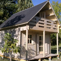 40 M2 Maison en bois Eco Tiny House Meubles en bois pour maisons à deux étages Chalet En Bois pour vivre