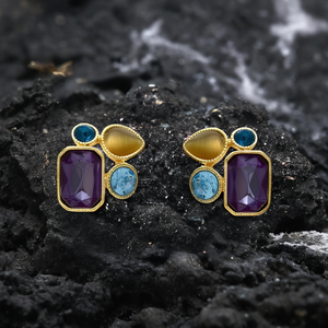 E395-230-038Z Fashion <b>Stud</b> <b>Earrings</b> - Product Image 3