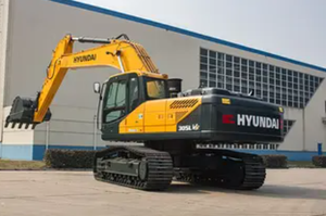 Excavatrice hydraulique HYUNDAI HX275L d'origine Excavatrice sur chenilles d'occasion avec peinture originale à bas prix - Product Image 6