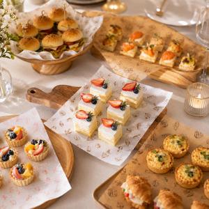 Food Grade Greaseproof <b>Paper</b> Sheets for Takeaway Food Packaging Sandwich Burger Restaurant Picnic Party Supply - Product Image 5