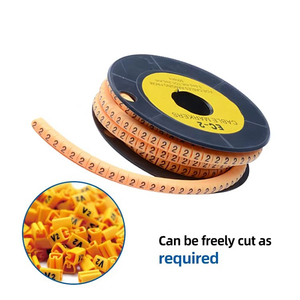 ECJ vàng số Cáp nhãn điện Dây cáp đánh dấu Vòng Cáp đánh dấu - Product Image 5