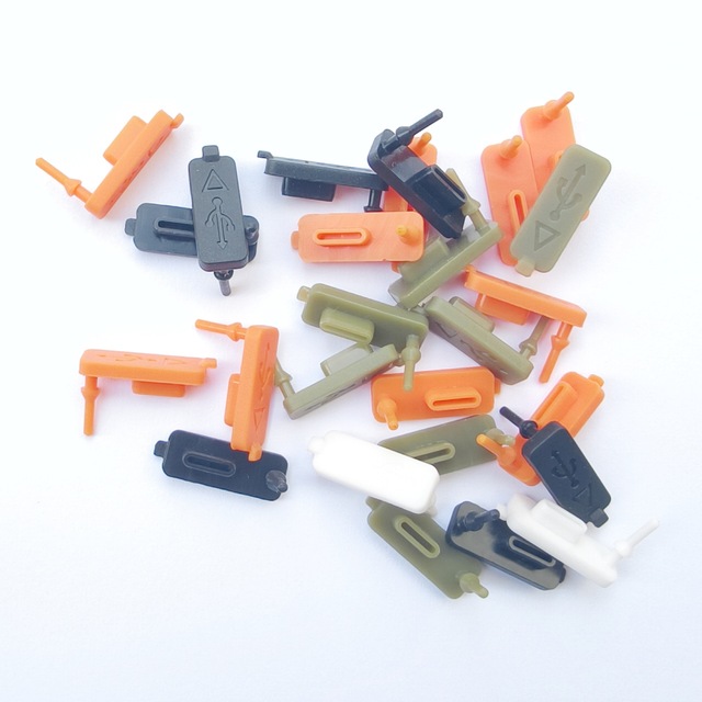 Custom Universal Silicone USB A Type-C Dustproof Stopper Protector Cap for Electronic Devices
