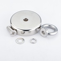 D16 * 5mm 10kg Force monopole Super fort néodyme magnétique tasse Pot aimants avec trou fraisé