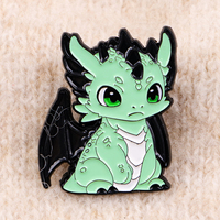 Pin Enamel Dinosaurus Kartun Bros Lucu Pin Kerah Lencana untuk Tas Ransel Aksesoris Pakaian Perhiasan Hewan Hadiah untuk Teman