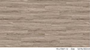 Película de suelo de PVC decorativa de madera de gama alta de primera calidad Diseño industrial Impresiones decorativas duraderas - Product Image 5