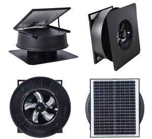 Ventilateur d'extraction industriel de plafond à énergie solaire 25W avec collecteur d'air, système de <span class=keywords><strong>ventilation</strong></span> de toit pour la <span class=keywords><strong>ventilation</strong></span> des cheminées - Product Image 4