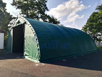 Abri de garage de voiture portable à dôme robuste pliable tente de stockage temporaire pour camion