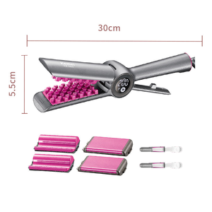 Plancha de Pelo Multifunción 3 en 1 <span class=keywords><strong>Kemei</strong></span> KM-2835 con Tecnología Cerámica PTC, Temperatura Constante y Pantalla LCD - Product Image 2