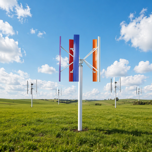Système d'énergie solaire personnalisé de 10 kW, générateur éolien à axe vertical de type H, H-10 kW pour la maison, H-10 kW - Product Image 1