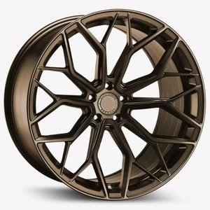 Jantes forgées sur mesure à profil profond concave 18 19 20 22 24 pouces 5x112 5x120 5x114.3 Bronze pour voitures de course BMW M2 G20 <span class=keywords><strong>Mercedes</strong></span> <span class=keywords><strong>CLA</strong></span> AMG - Product Image 2