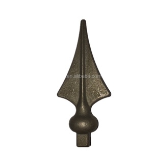 หอกราวบันไดเหล็กดัดสำหรับตกแต่งประตูทำจากเหล็กหล่อที่ทันสมัย - Product Image 4