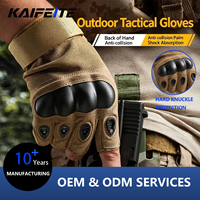 Gants tactiques mi-doigts personnalisés pour hommes et femmes, avec protection des articulations, compatibles écran tactile, antidérapants, respirants, pour le tir en extérieur